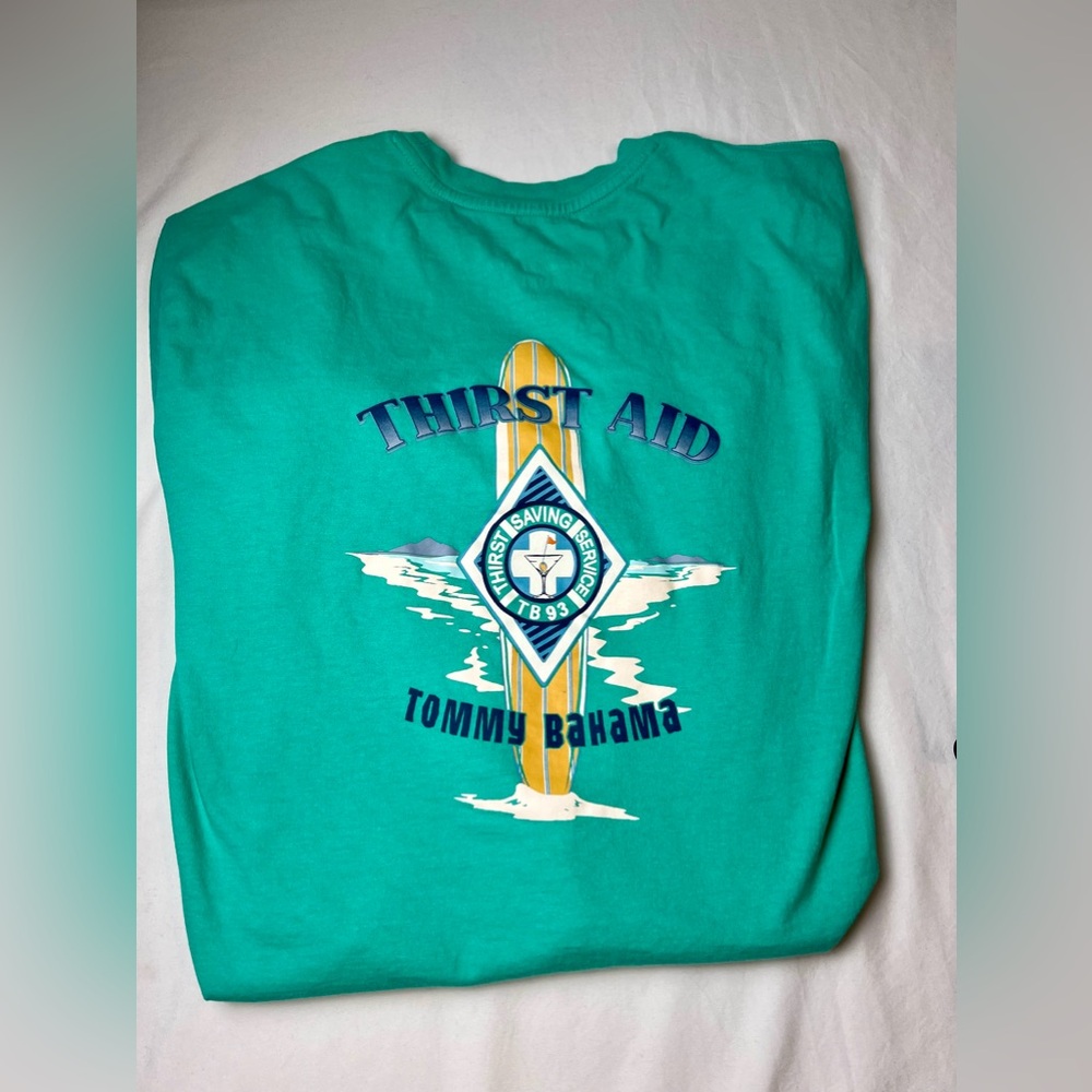 Tommy Bahama Men’s short sleeve‎ T-shirt Blue size Large